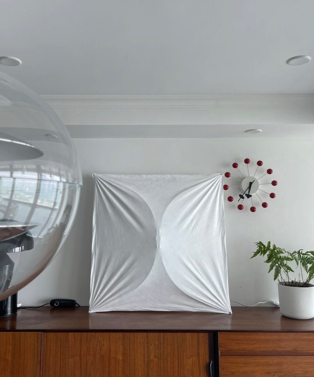 Lámpara de techo LED angular moderna geométrica