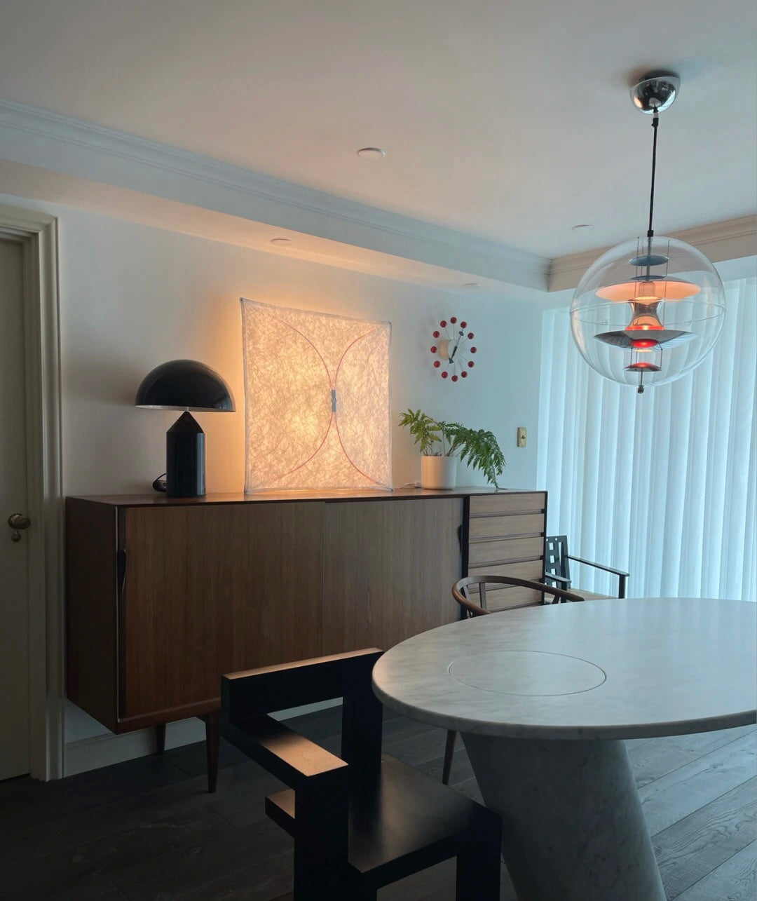 Lámpara de techo LED angular moderna geométrica