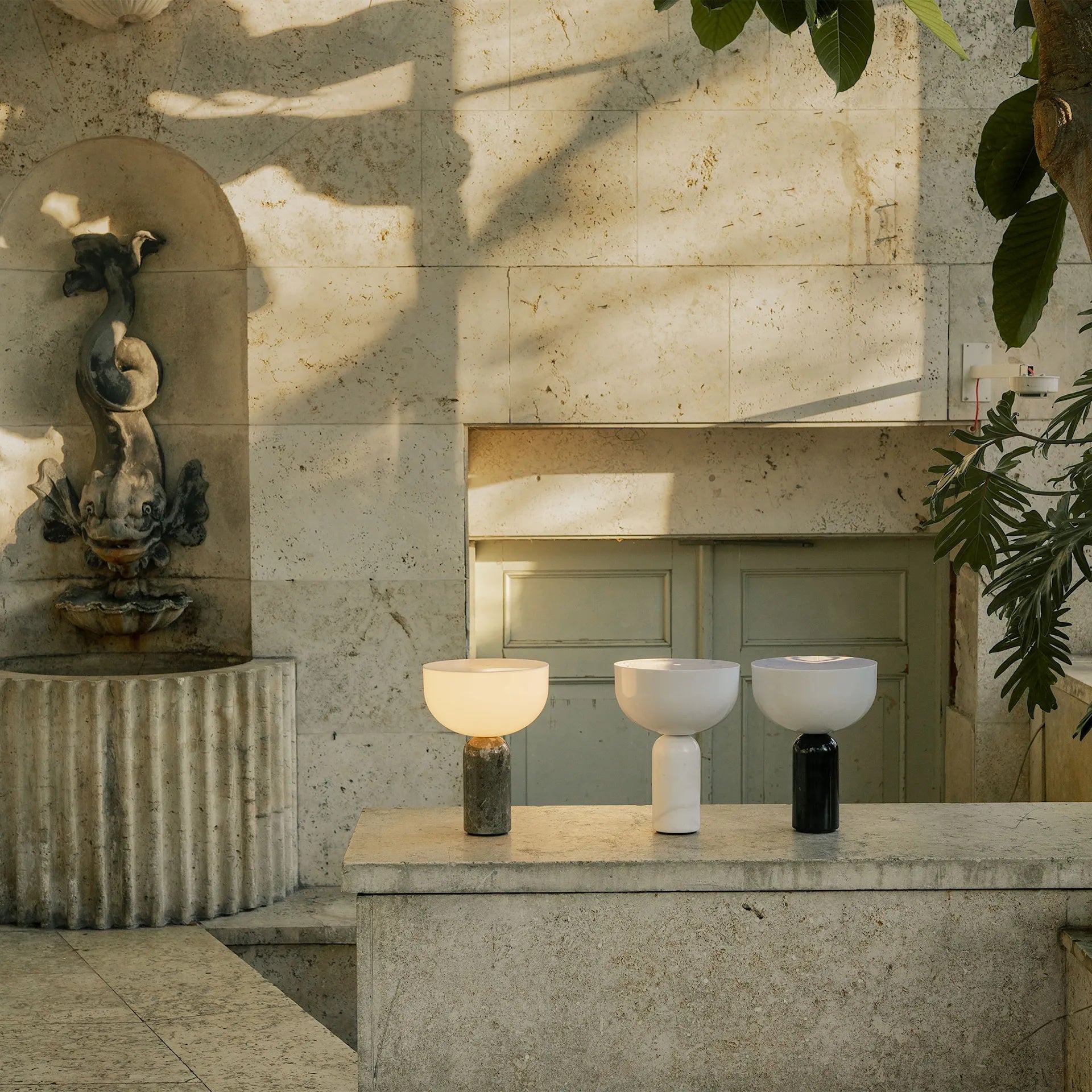 Lámpara De Mesa Escultural Portátil