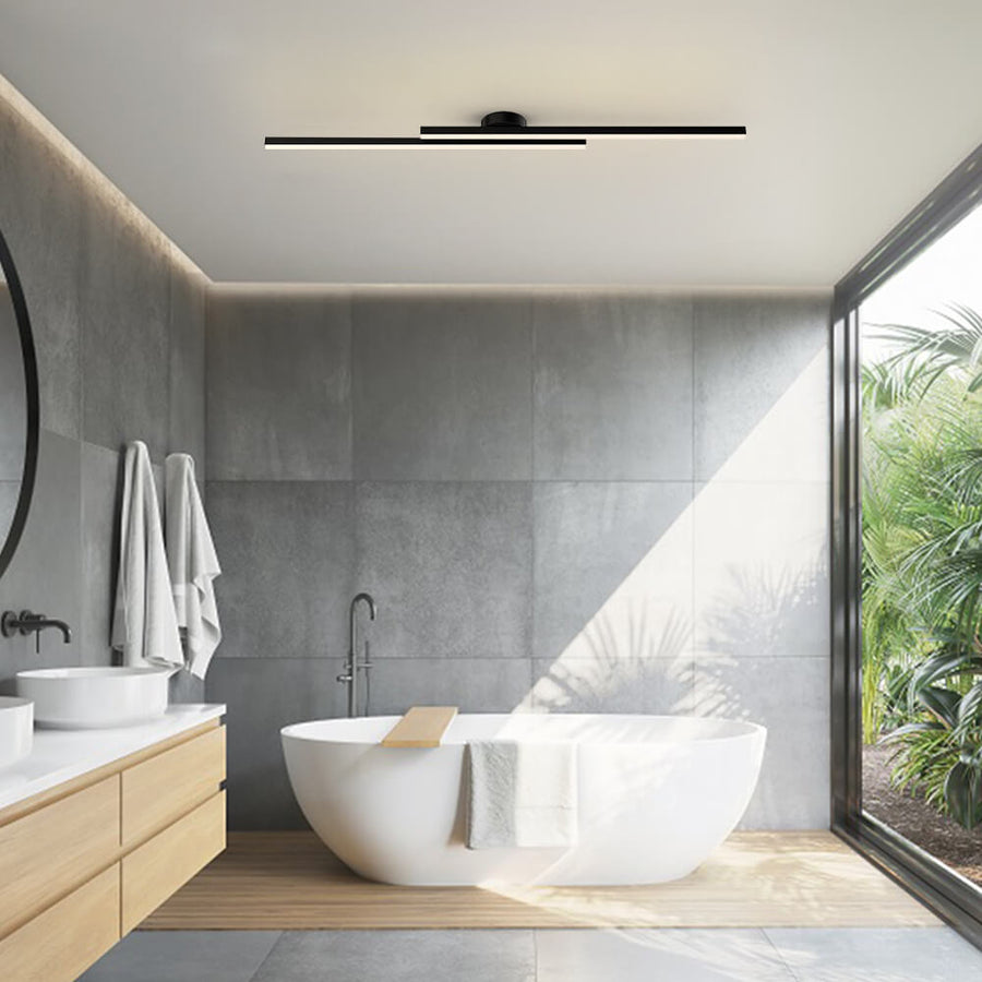 Minimalistyczna liniowa lampa sufitowa LED