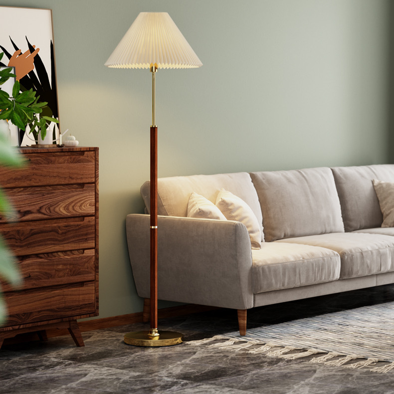 Skandynawska Lampa Podłogowa w Stylu Japońskim