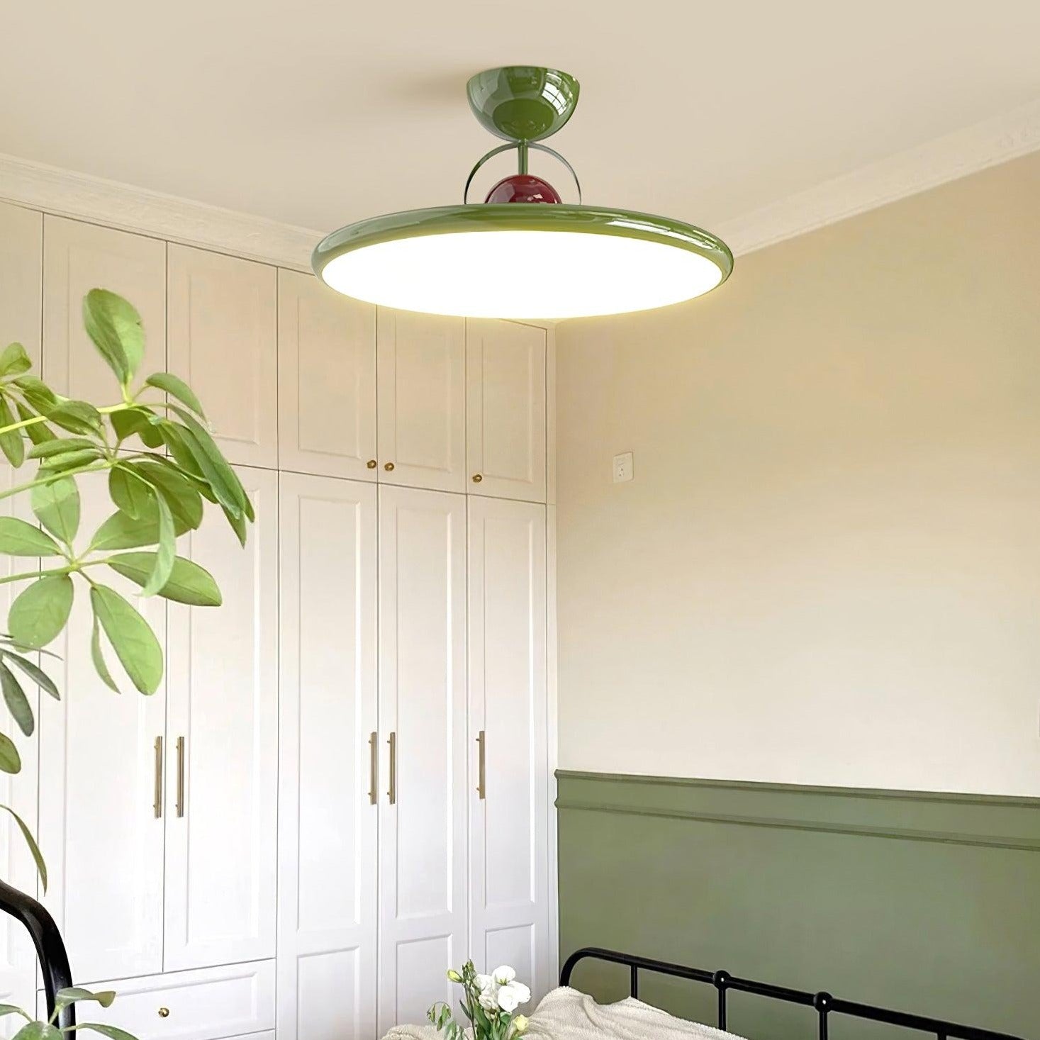 מנורת תקרה בעיצוב עגול