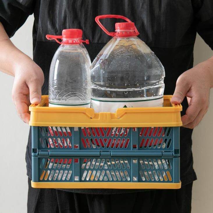 Contenitore Pieghevole in Plastica per Biancheria