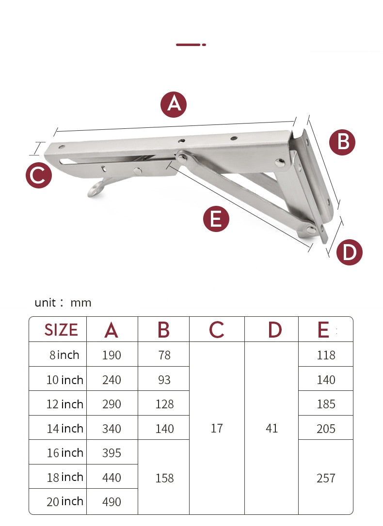 Portable Plegable Estante De Pared