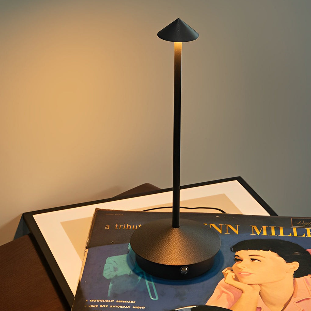 Lampada da tavolo ricaricabile, regolabile e touch