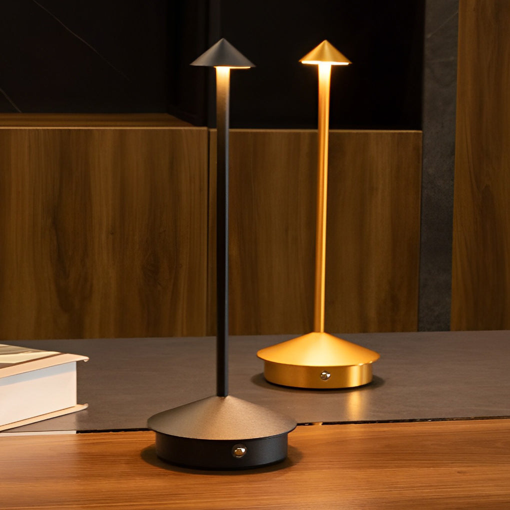 Lampada da tavolo ricaricabile, regolabile e touch