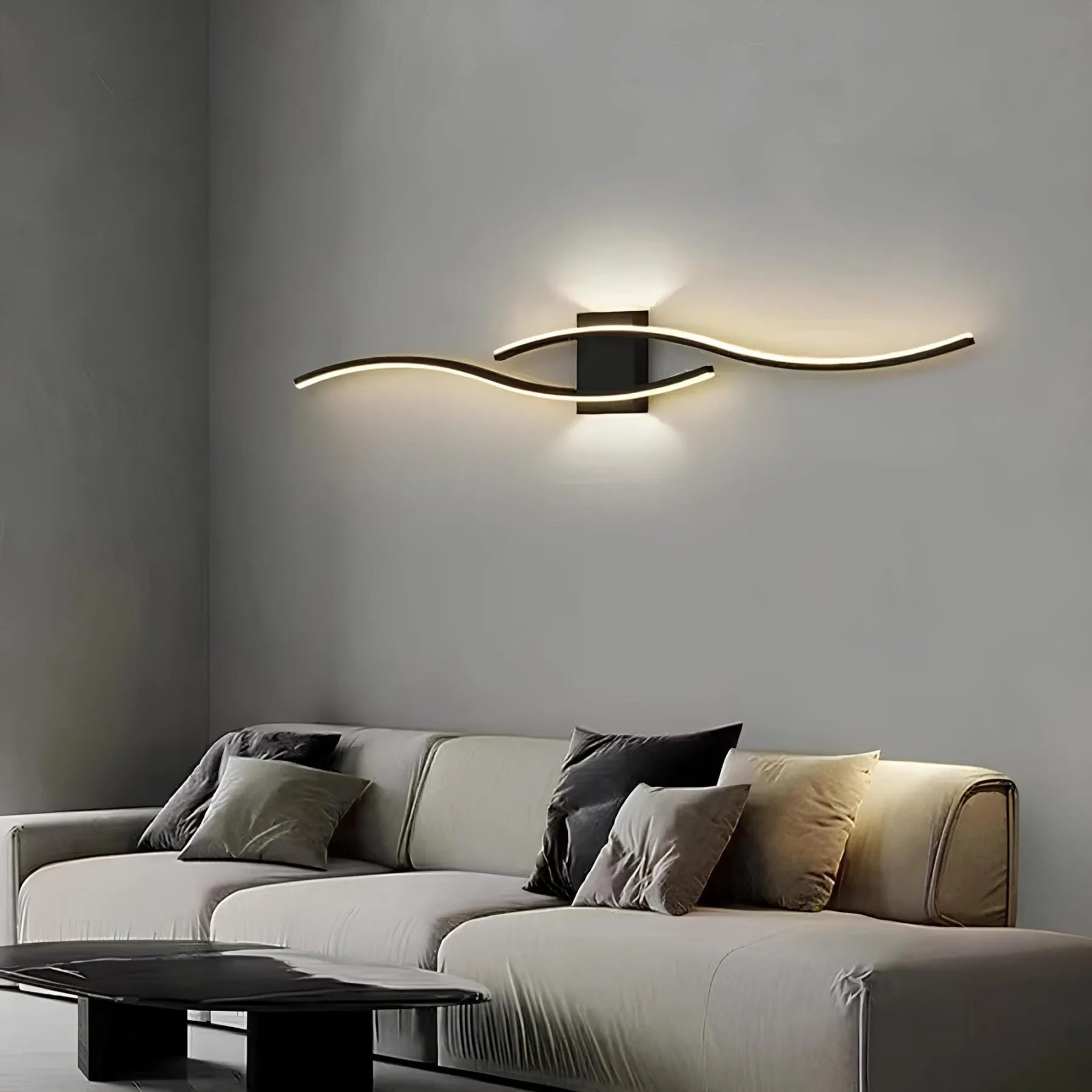 Reglerbar LED-vägglampa