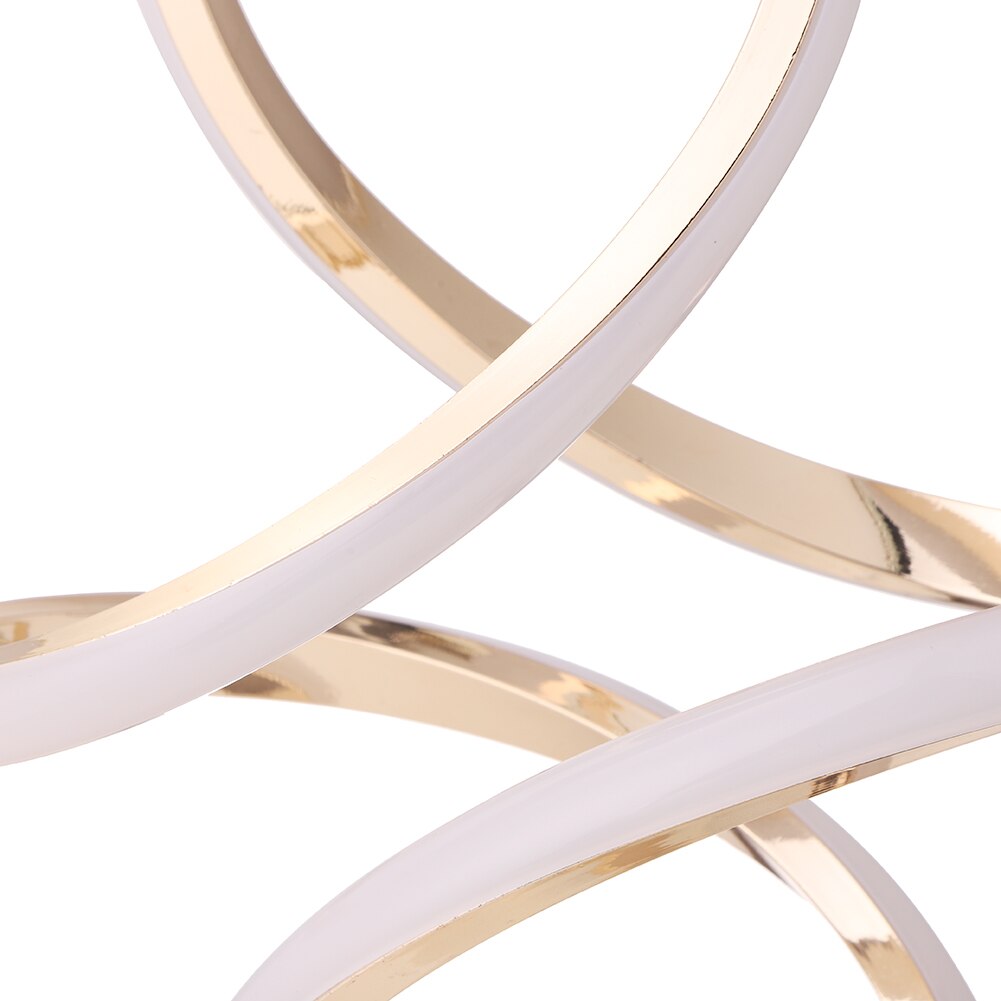 Stolní lampa s LED světlem a moderním zkrouceným designem