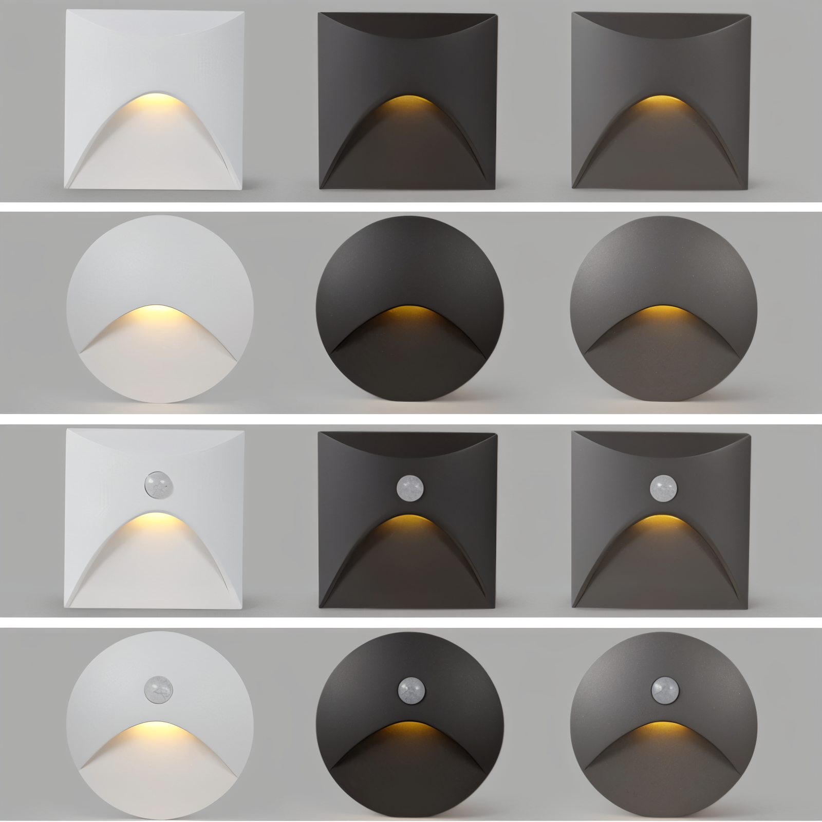 Sensore di Movimento Regolabile Resistente alle Intemperie Applique da Parete