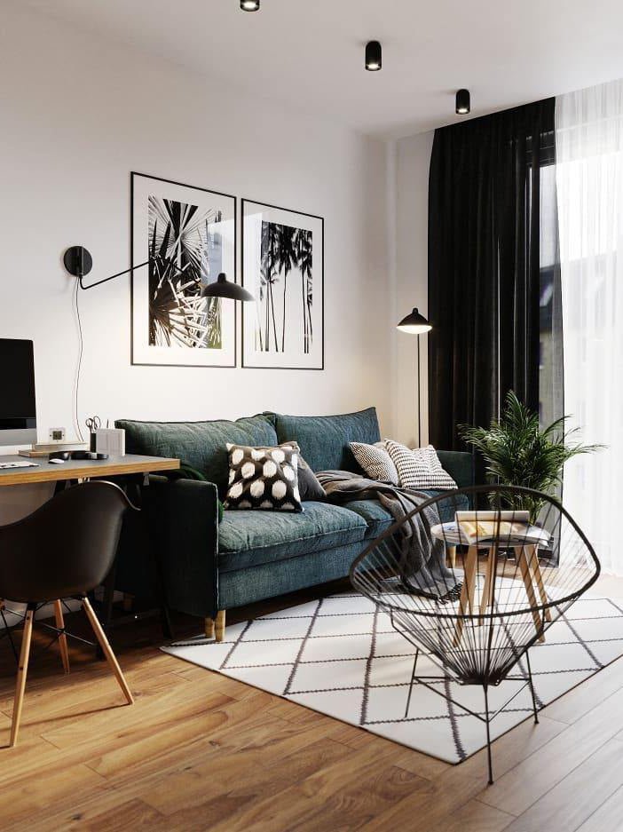 Lampa stojąca inspirowana sztuką nowoczesną