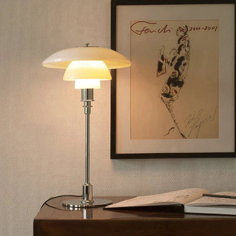 Wielowarstwowa Lampa Stołowa w Stylu Średniowiecznym