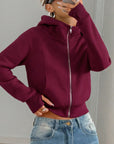 Sudadera corta con capucha para mujer – Casual y cómoda