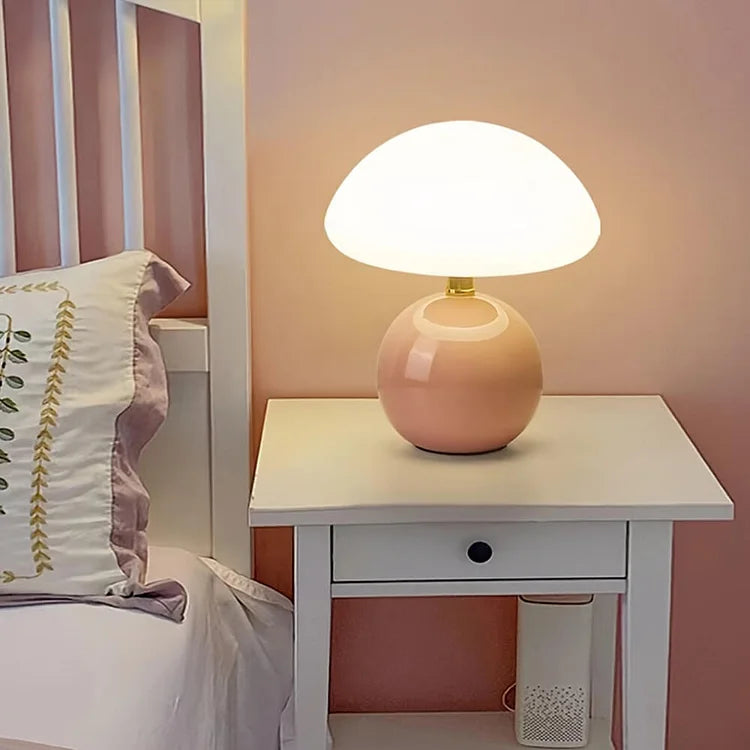 Mushroom-Shaped Table Lamp