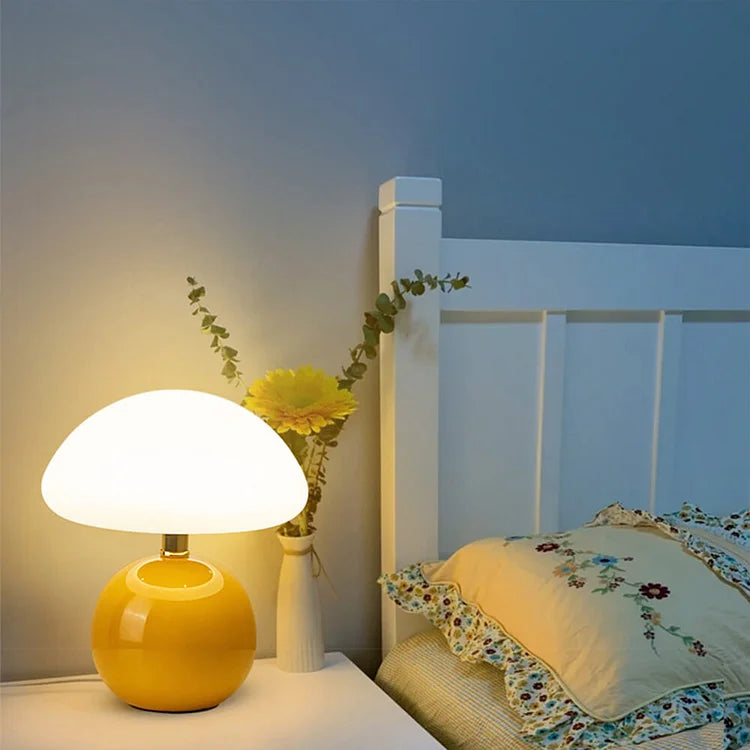Mushroom-Shaped Table Lamp