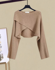 Conjunto de mujer con vestido sin mangas y cárdigan corto – Elegante y suave