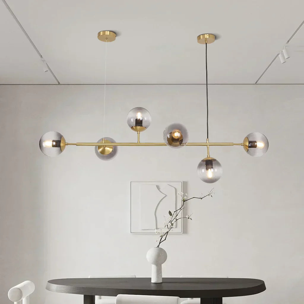 Ceiling Lamp with Glass Spheres